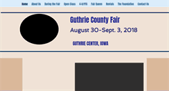 Desktop Screenshot of guthriecountyfair.com